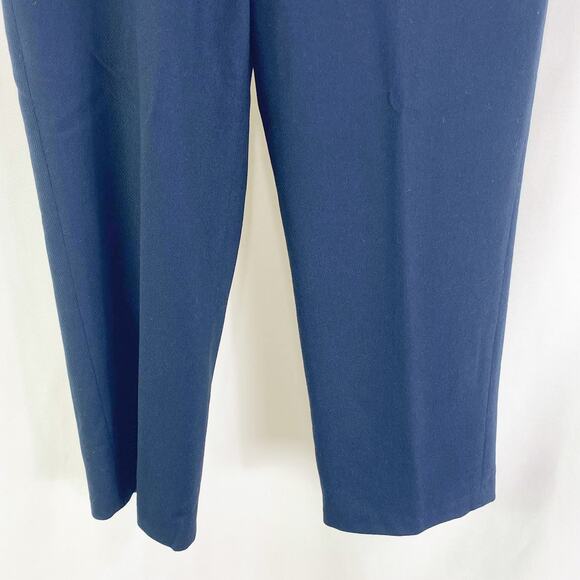 90s Vintage SAG HARBOR Navy Blue Wool Trouser Slacks - Picture 4 of 9
